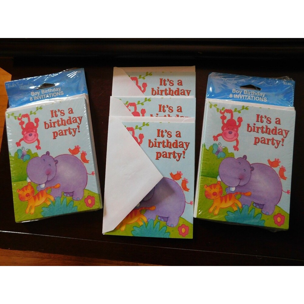 19 Zoo Animal Birthday Invitations ~ Tender Thoughts